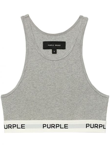 Biustonosz sportowy bawełniany Purple Brand