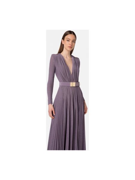 Vestido largo Elisabetta Franchi violeta