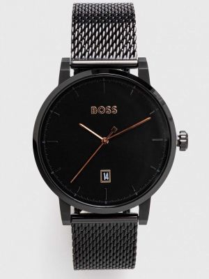 Чорний годинник Hugo