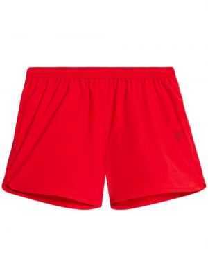 Herzmuster shorts mit stickerei Ami Paris rot