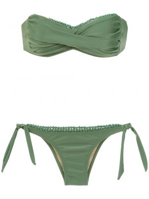 Hímzett bikini Amir Slama zöld