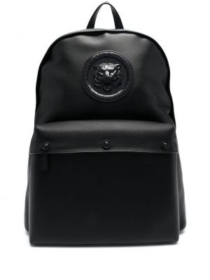 Leder rucksack Just Cavalli schwarz