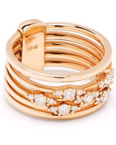 Rožinio aukso žiedas Tirisi