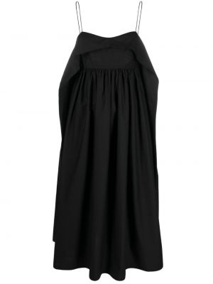 Bavlnené midi šaty Cecilie Bahnsen čierna