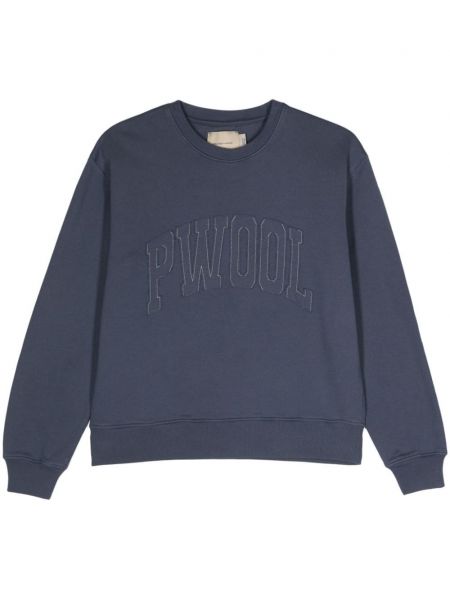 Woll langes sweatshirt aus baumwoll Paloma Wool blau