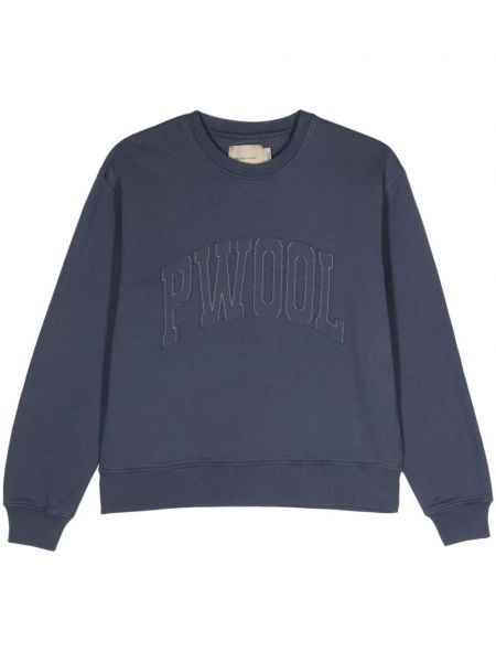 Pamučna vunena dugi sweatshirt Paloma Wool plava