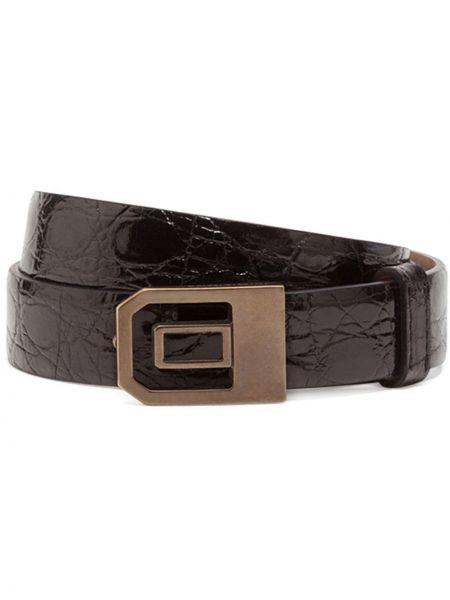 Cintura con fibbia Dolce & Gabbana nero