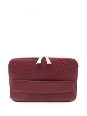 Bőr estélyi táska Bottega Veneta Pre-owned piros