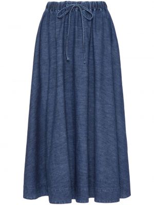 Džínová sukně Valentino Garavani modré