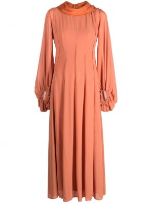 Dlouhé šaty Baruni oranžová