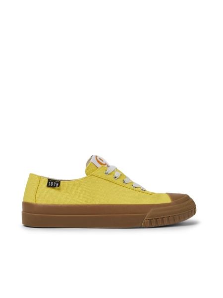 Zapatillas con cordones Camper amarillo