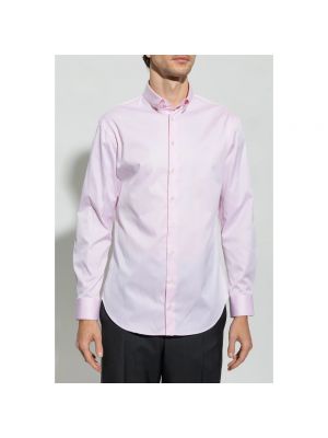 Camisa de algodón Giorgio Armani rosa