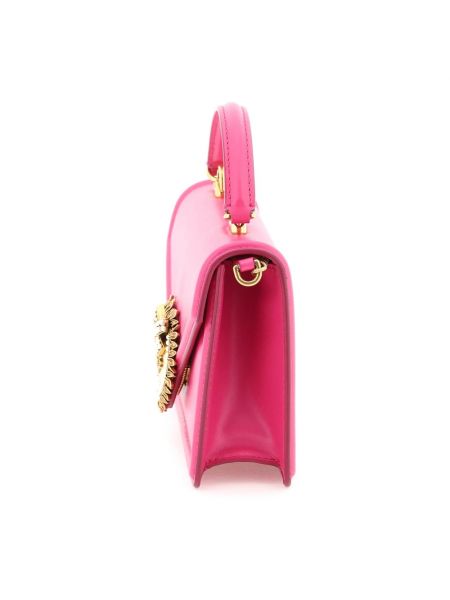 Bolsa de hombro de cuero con corazón Dolce & Gabbana