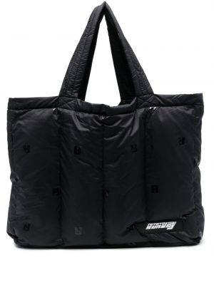 Τσάντα shopper με σχέδιο Rotate μαύρο