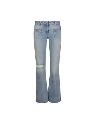 Jeans bootcut taille basse Palm Angels bleu