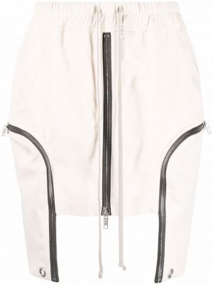 Asymmetrisk zip skjørt Rick Owens