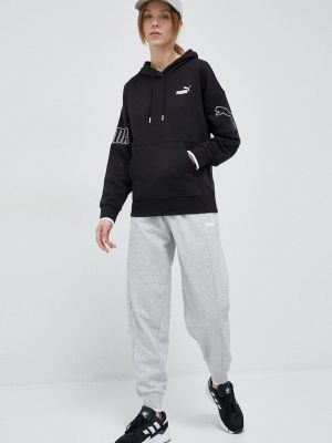 Pamučna hoodie s kapuljačom s printom Puma