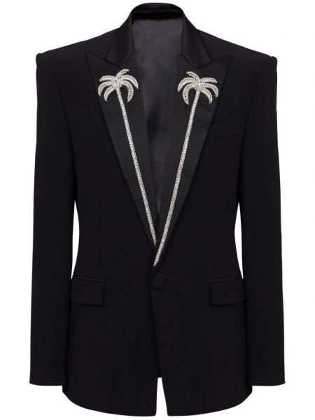 Broderet blazer Balmain sort