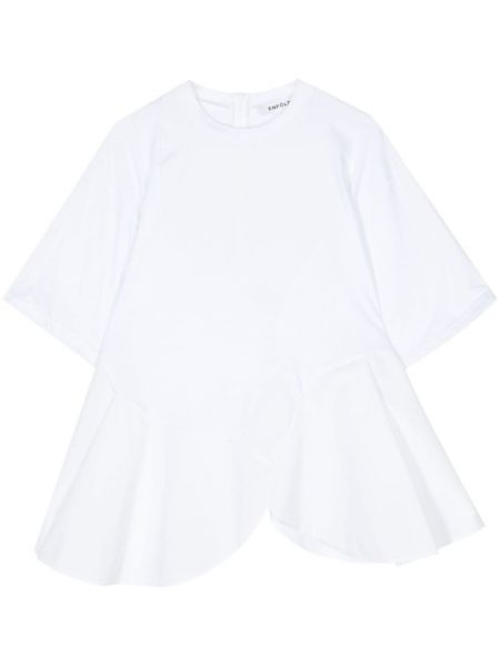 Βαμβακερή μπλούζα Enföld λευκό