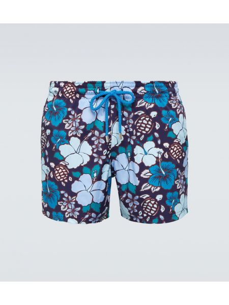 Badehose mit print Vilebrequin blau