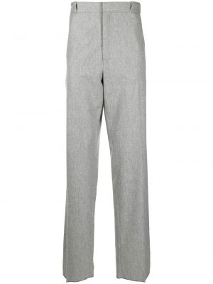 Pantaloni dritti di lana Zegna grigio