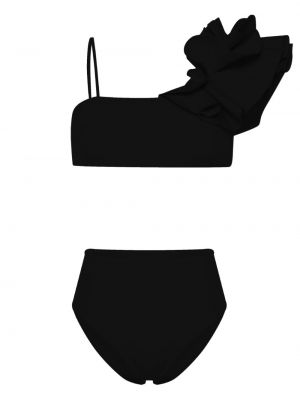 Bikini mit rüschen Maygel Coronel schwarz