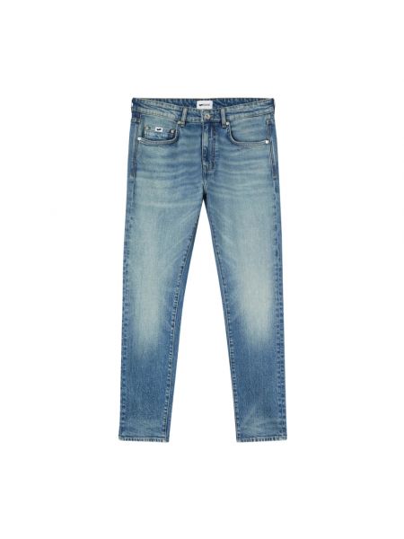 Slim fit skinny jeans aus baumwoll Gas blau