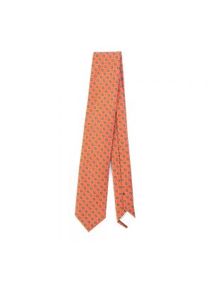 Pomarańczowy krawat Lardini