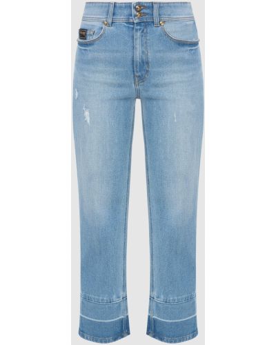 Укорочені джинси Versace Jeans Couture, блакитні