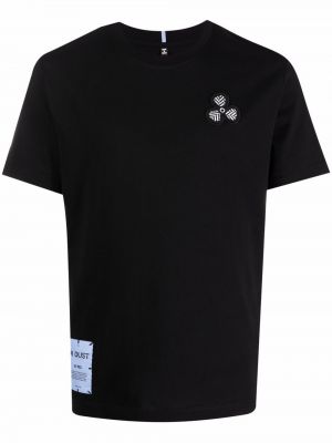 Camiseta con bordado Mcq negro
