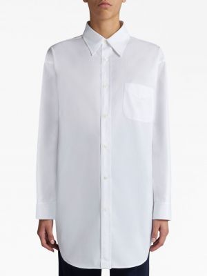 Bavlněná košile s výšivkou Etro bílá