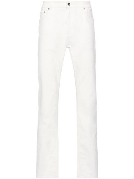 Žakárové džínsy s rovným strihom Etro biela