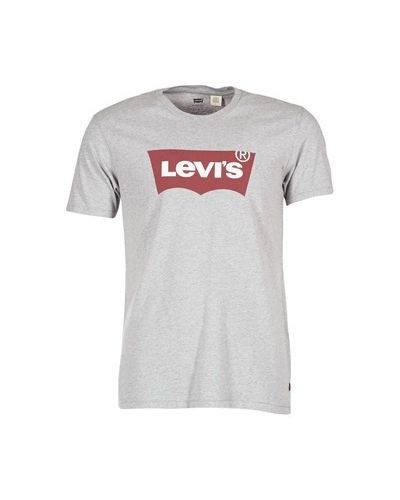 Koszulka z krótkim rękawem z nadrukiem Levi's szara
