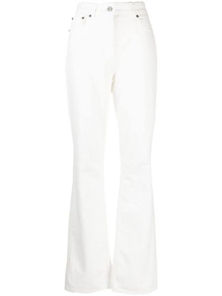 Jeans di cotone Ferragamo bianco