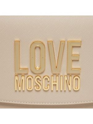 Crossbody kabelka Love Moschino béžová