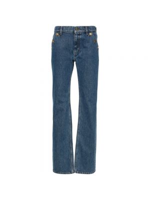 Niebieskie proste jeansy Filippa K