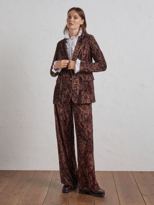Pantalones rectos de terciopelo‏‏‎ Lloyds marrón