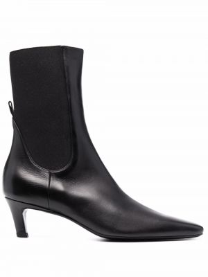 Ankle boots na obcasie Toteme czarne