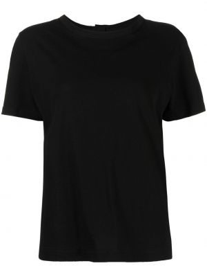 T-shirt con bottoni Yohji Yamamoto nero