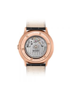 Zegarek skórzany gradientowy Mido czarny