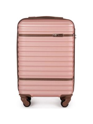 Różowa walizka Solier