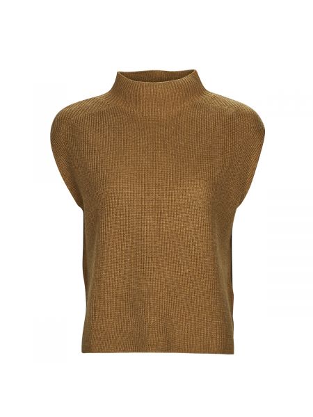 Sweter bez obcasa Esprit brązowy