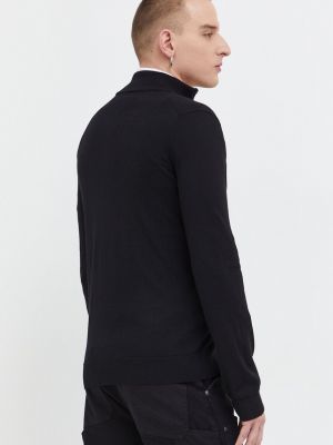 Vlněný svetr Hugo černý