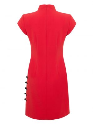 Kleid mit stickerei Shanghai Tang rot