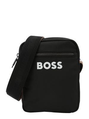Чанта през рамо с цип Boss Black