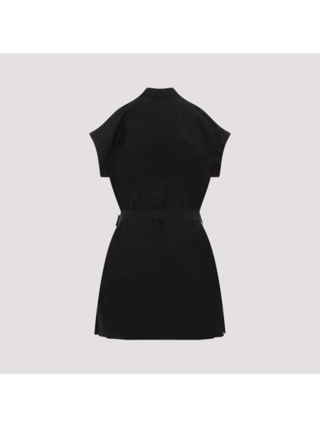 Mini vestido sin mangas asimétrico Lemaire negro