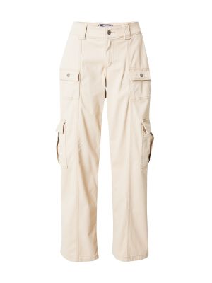 Pantaloni cargo Hollister beige
