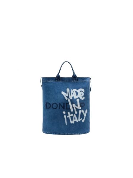 Shopper handtasche Dondup blau