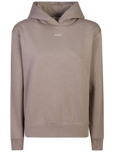 Baskılı hoodie Calvin Klein gri