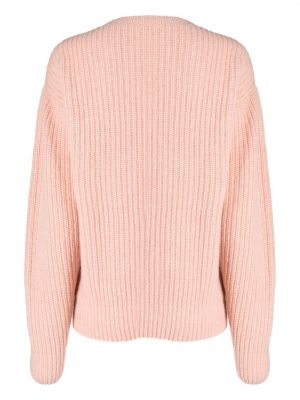 Cardigan en tricot Baserange rose